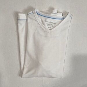 Tommy Bahama IslandZone White Performance Tee M | Cooling 37.5 Tech